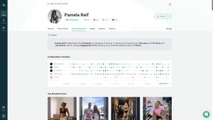 Influencer marketing platform Pamela Reif