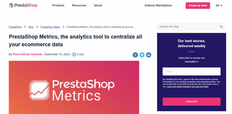 PrestaShop Analytics